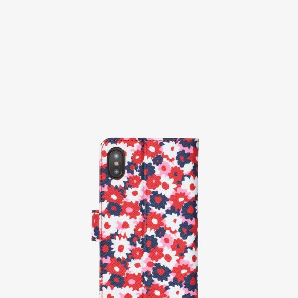 NIB Michael Kors iPhone X Cell Phone Folio/Case - RED - Picture 3 of 5